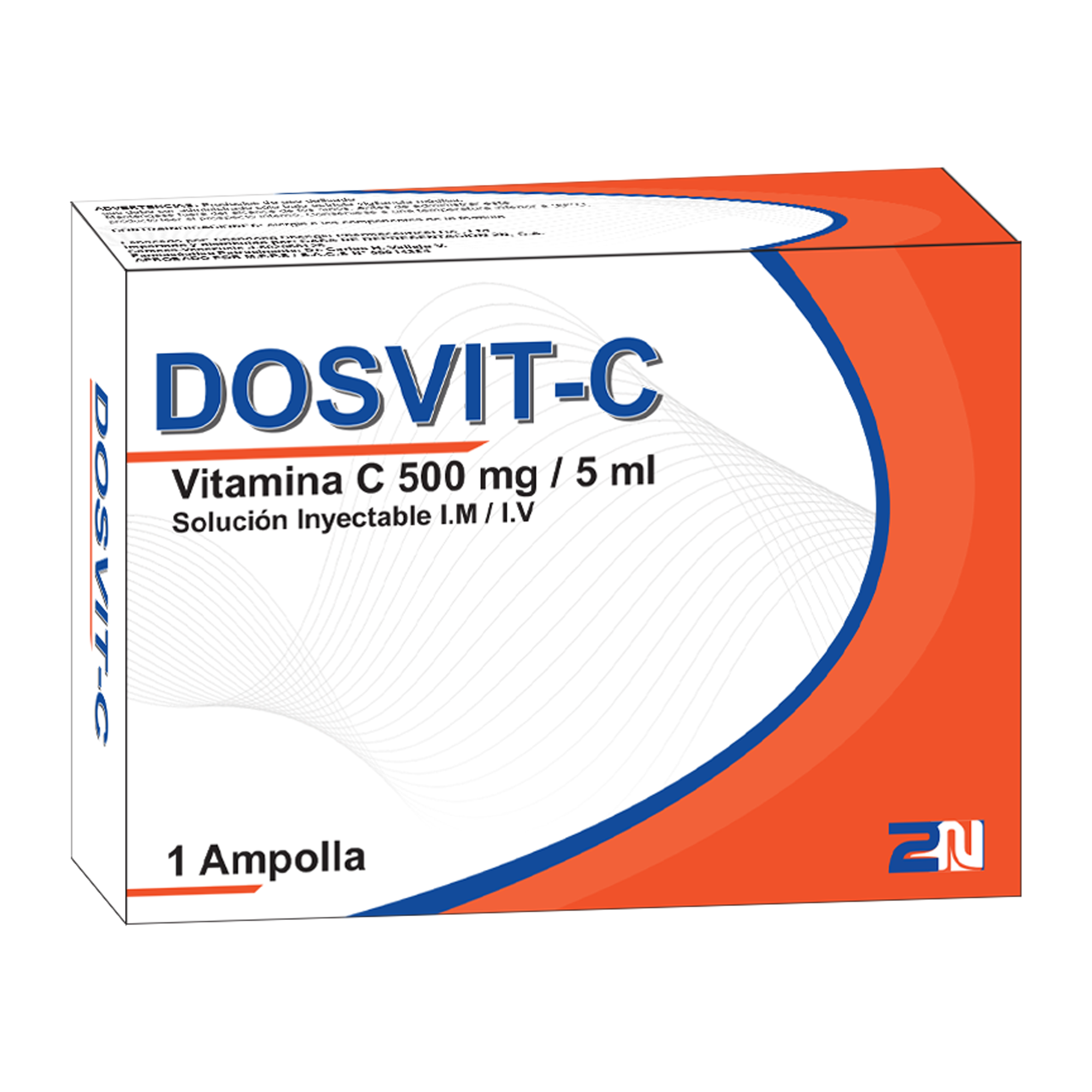 Dosvit-C Ampolla Ácido Ascórbico 500Mg/5Ml I.M/I.V 2N