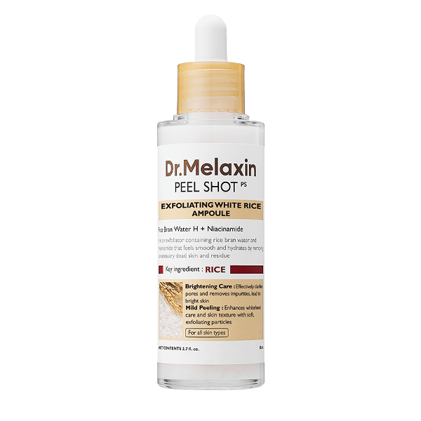 Dr Melaxin Suero Exfoliante De Arroz Blanco Y Niacinamida 80Ml