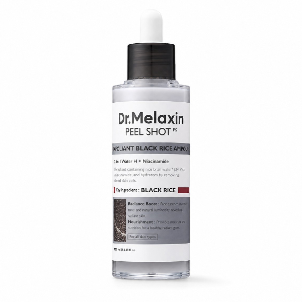 Dr Melaxin Suero Exfoliante De Arroz Negro Y Niacinamida 80Ml