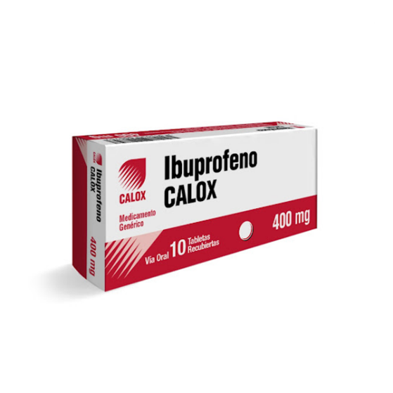 Ibuprofeno 400Mg X 10 Comprimidos Calox