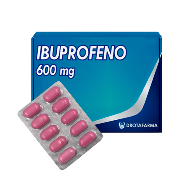 Ibuprofeno 600Mg X 10 Tabletas De Dispensador Drotafarma
