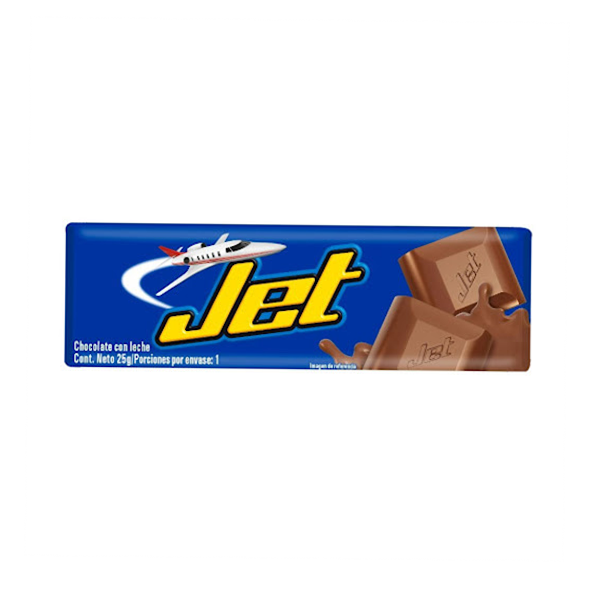 Jet Chocolate Con Leche 25Gr
