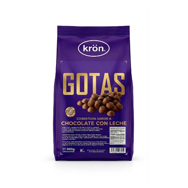 Kron Gotas De Chocolate C./Leche 500Gr