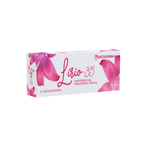 Lirio-35 Ciproterona +Etinilestradiol X 21 Tabeltas Drotafarma