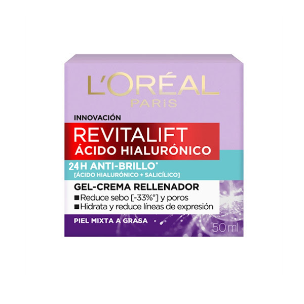 Loreal Revitalift Acido Hialuronico Gel Crema 50Ml