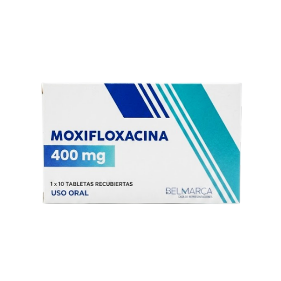 Moxifloxacina 400Mg X 10 Tabletas Belmarca