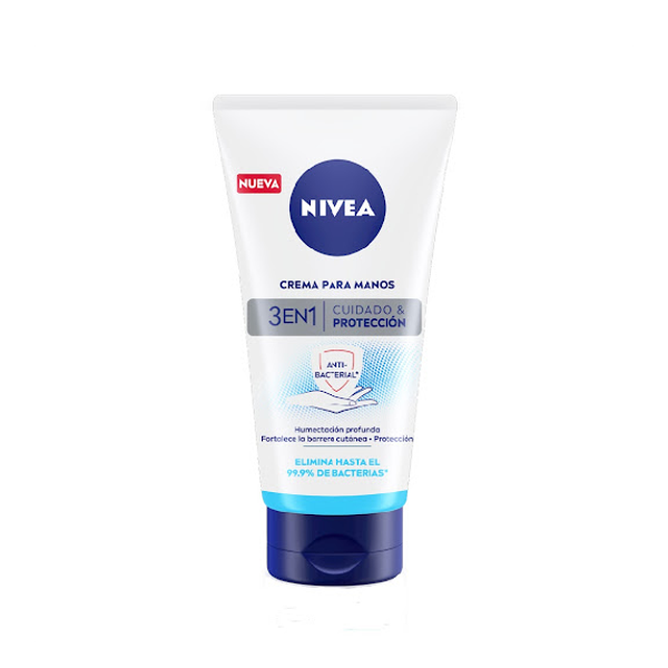 Nivea Crema Para Las Manos 3 En 1 Cuidado & Proteccion 75Ml