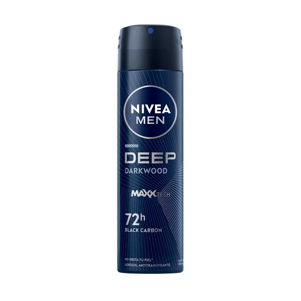 Nivea Desodorante Men Spray Deep Darwood Maxx Tech 150Ml.