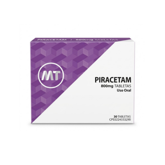 Piracetam  800Mg X 30 Tabletas Mt Global