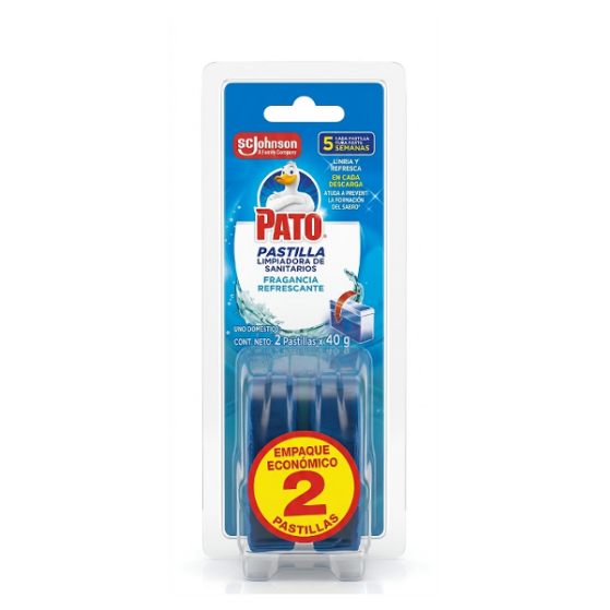 Pato Pastilla Para Tanque  X 2 /40G C/U