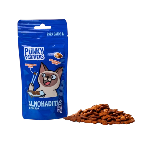 Punky Snack Partnes Almohaditas De Salmon 60Gr