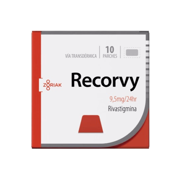 Recorvy Rivastigmina 9.5Mg/24H X 10 Parches Zoriak