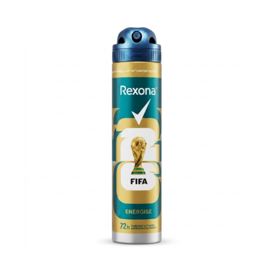 Rexona Desodorante Aerosol Fifa Energise 72H  200Ml