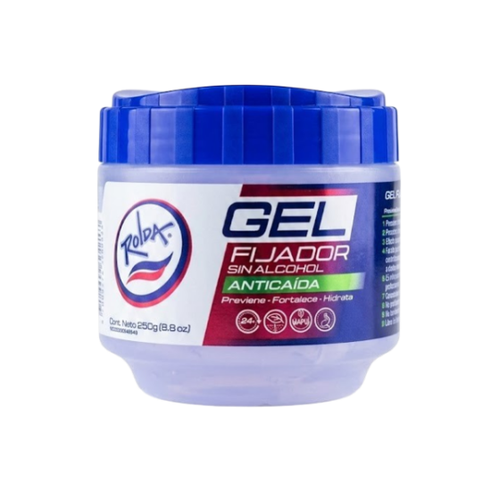 Rolda Gel Fijador Blanco 250Gr. Anticaida