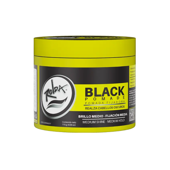 Rolda Pomada Fijadora Black  115Gr.
