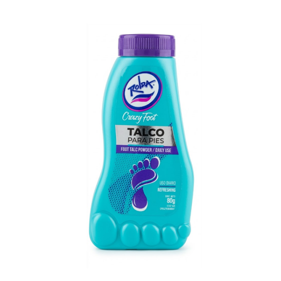 Rolda Talco Para Pies  Refreshing 80Gr