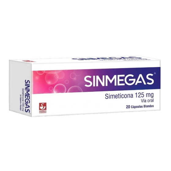Sinmegas Simeticona 125Mg X 20 Cápsulas Siegfried