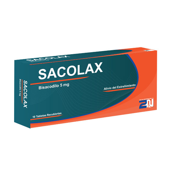 Sacolax  Bisacodilo 5Mg X 10 Tabletas 2N