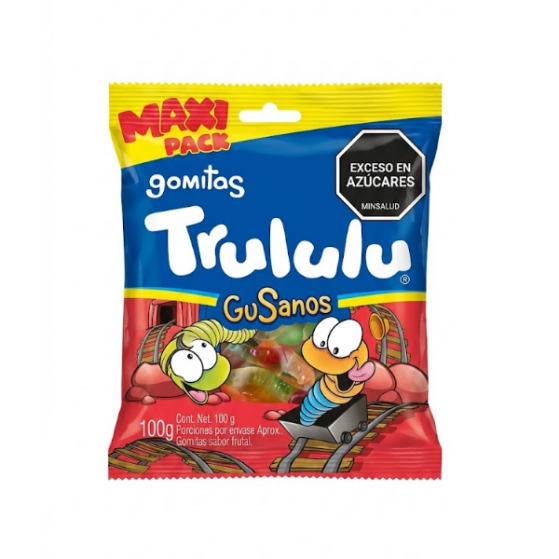Trululu Gomitas Gusanos  100Gr