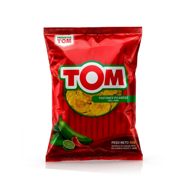 Tom Toston Picante Con Limon 80Gr.