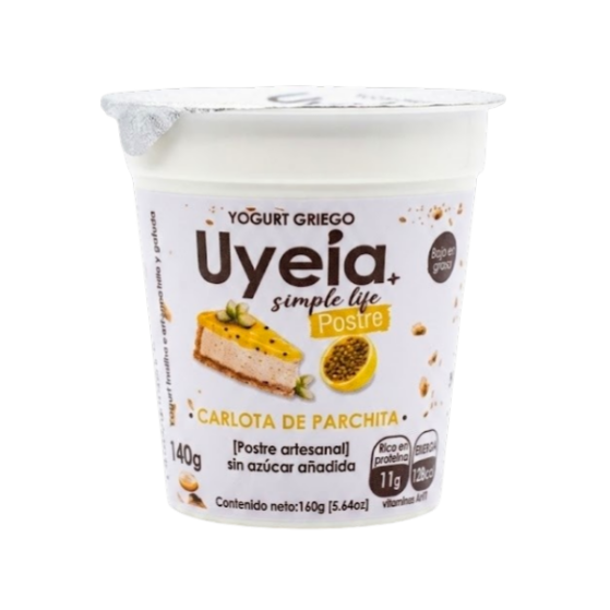 Uyeia Yogurt Griego Postre Carlota De Parchita 160Gr