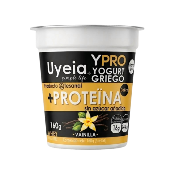 Uyeia Yogurt Griego Ypro Sabor A Vainila 160Gr