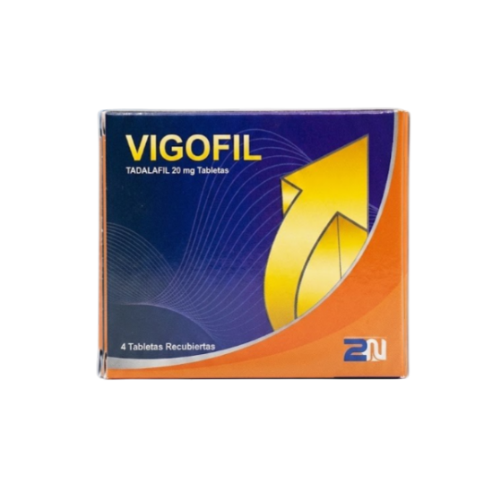 Vigofil Tadalafilo 20Mg X 4 Tabletas 2N