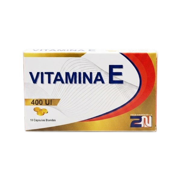 Vitamina E 400Ui X 10 Cápsulas  2N