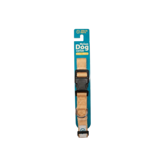 Vida De Perro Collar Para Perro Color Beige Talla M. Vdp-1015-M-Crm