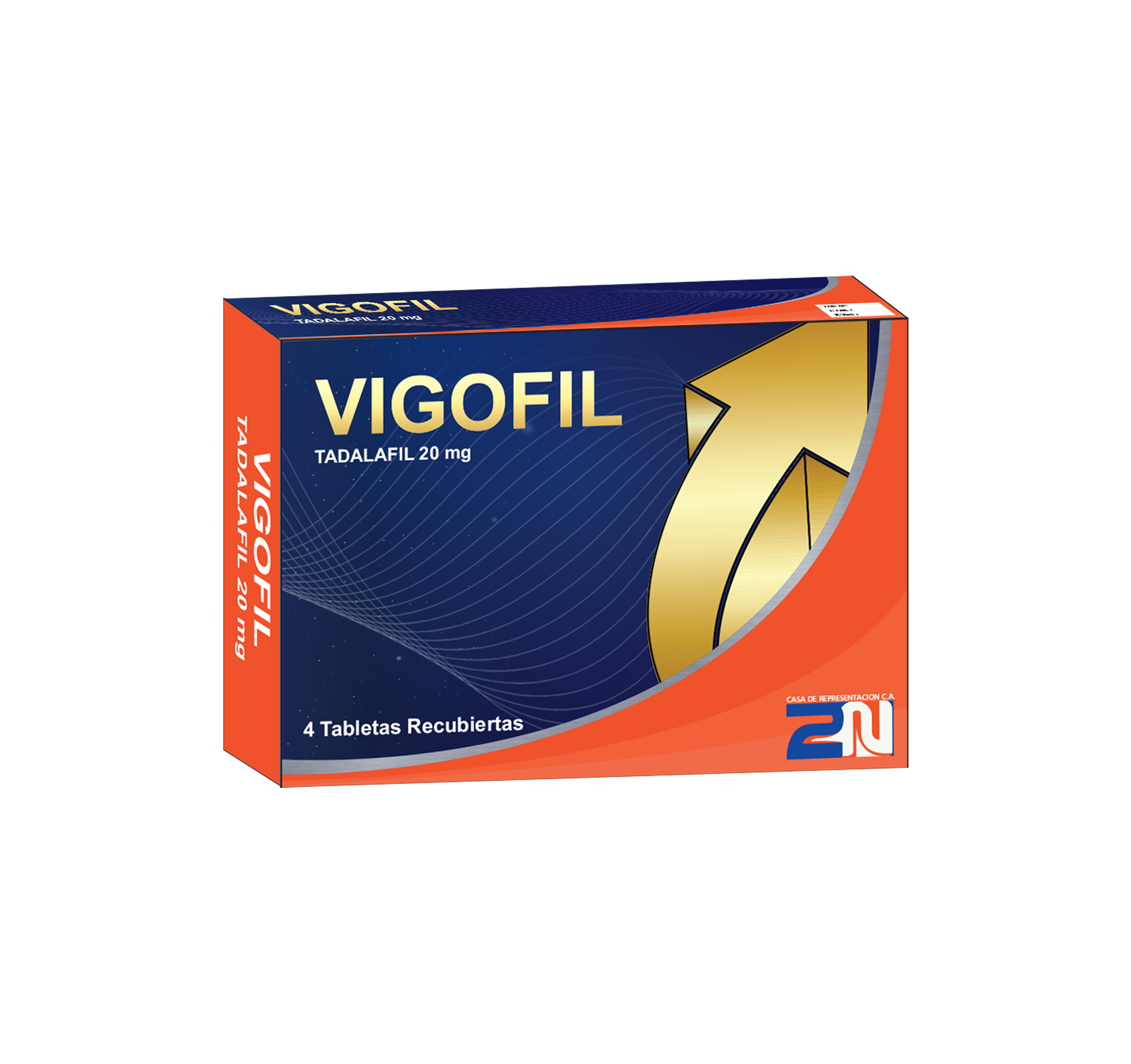 Vigofil Tadalafilo 20Mg X 4 Tabletas 2N