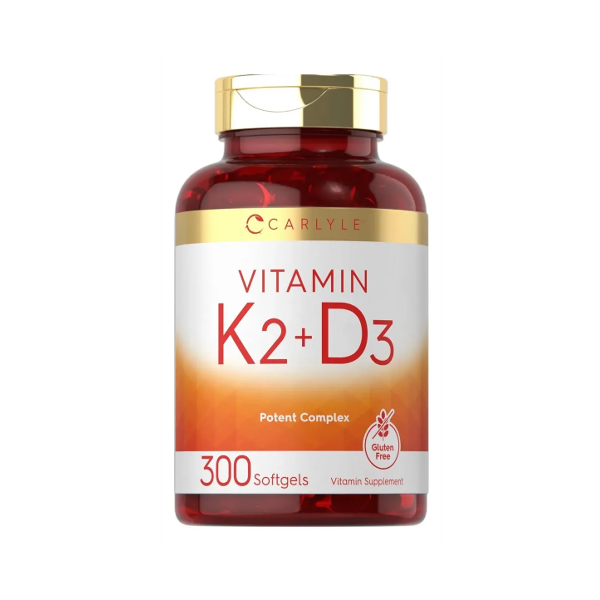 Vitamina K2 + D3 10.000IU/200Mcg X 300 Cápsulas Carlyle