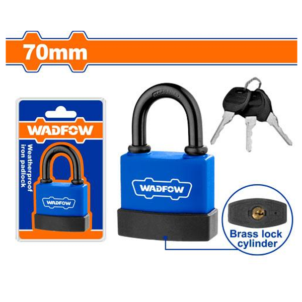 Wadfow Candado De Hierro Resistente A La Intemperie 70Mm Wpd9470