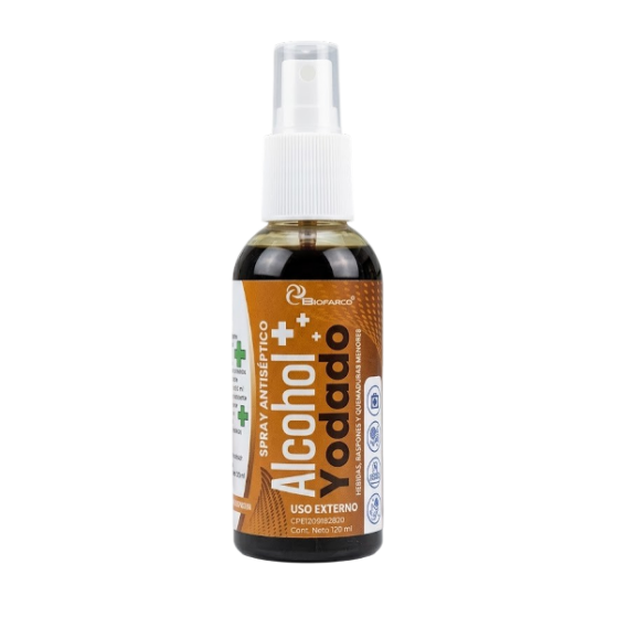 Alcohol + Yodado Spray X 120Ml Biofarco