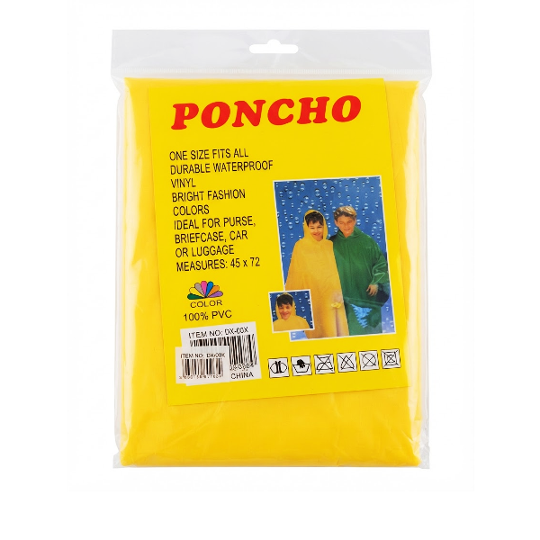 Bungy Kids Poncho Impermiable Para Niño 45X72 053-0451083