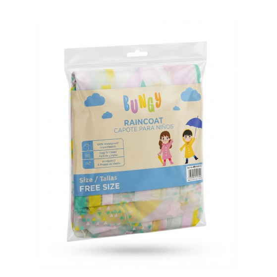 Bungy Poncho Impermiable Para Niño 053-1456153