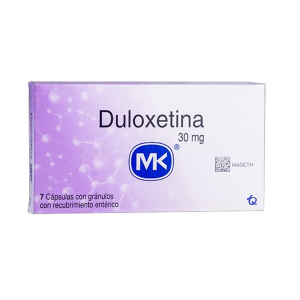 Duloxetina 30Mg X 7 Cpsulas Mk