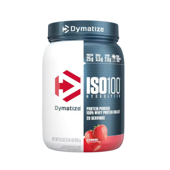 Dymatize Isolate Whey Protein Iso100 Strawberry Pvo 610Gr.