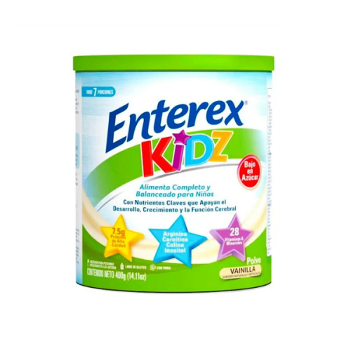 Enterex Kids Alimento Polvo Vainilla 400 Gr.