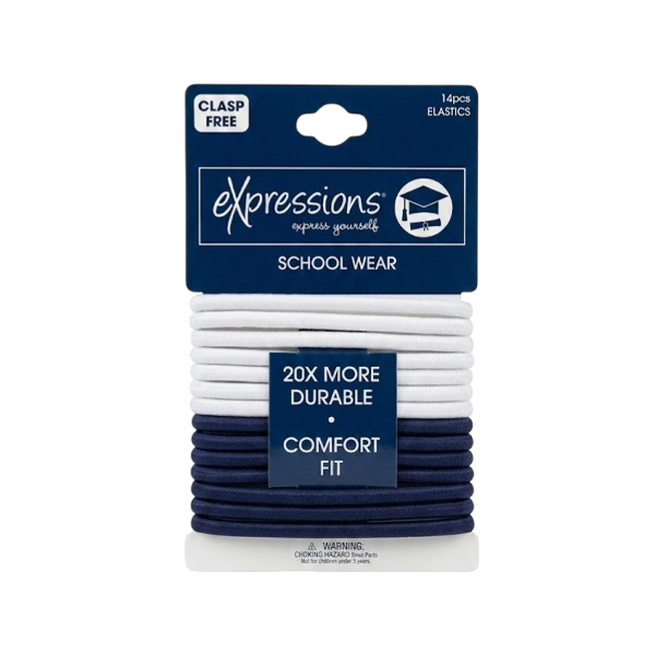 Expressions Set.14Pcs Colas Para Cabello/Elasticas Ebts22