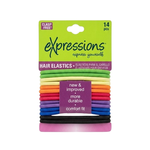 Expressions Set.14Pcs Colas Para Cabello/Elasticas Ex848/14B
