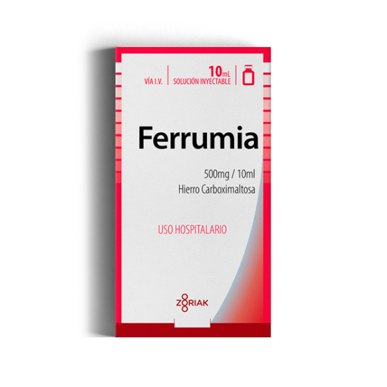 FERRUMIA AMPOLLA 500MG/10ML I.V.ZORIAK
