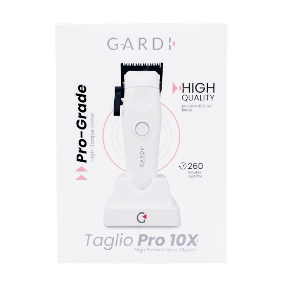 Gardi Maquina Para Afeitar Taglio Pro10X Blanca.