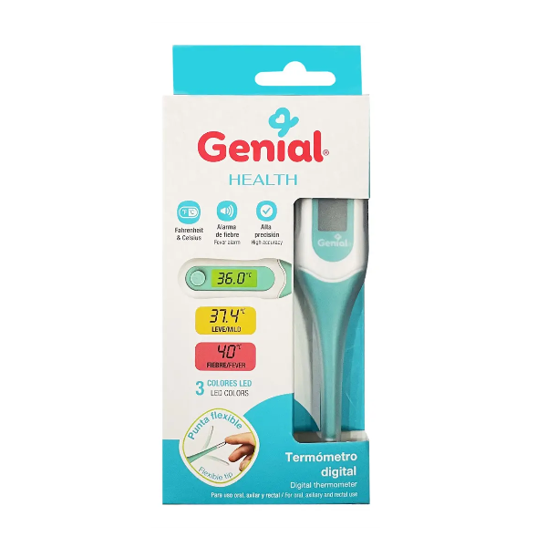 Genial Termometro Digital Led Health Gn-Tr001