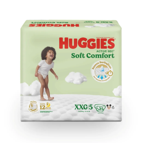 Huggies Pañal Soft Comfort T.Xxg X 25Und
