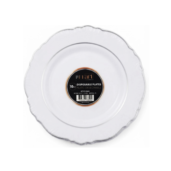 Lifeart Set.10 Platos Desechechables 7.5" N25-02440