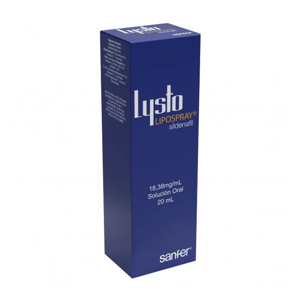 Lysto Lipospray Sildenafil18.38Mg X 20Ml. Pharmatique