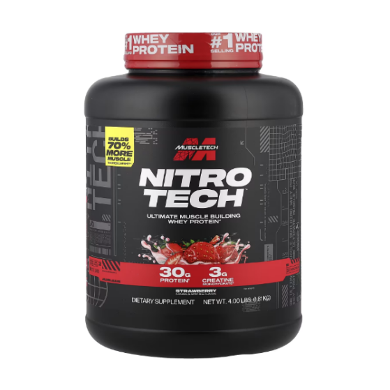 Muscletech Nitrotech Proteina Strawberry 1.81Kg