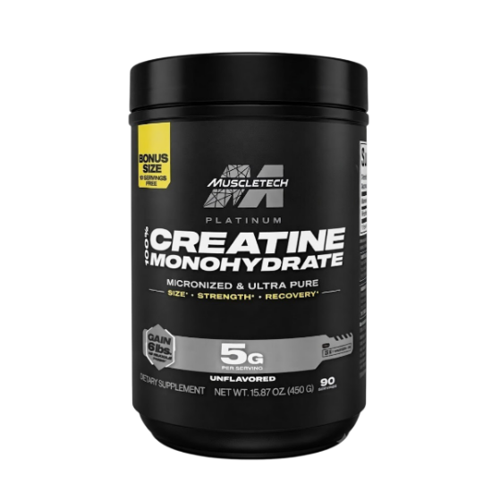 Muscletech Platinum 100% Creatine Unflavored 450Gr
