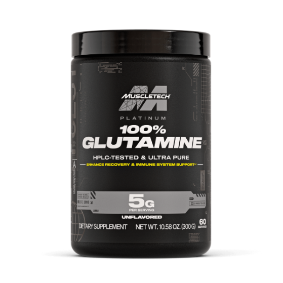 Muscletech Platinum 100% Glutamine Unflavored 300Gr