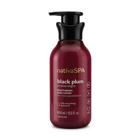 Nativa Locion Ultra Hidratación Black Plum Ameixa Negra 400Ml